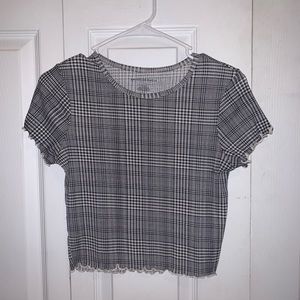 American Eagle plaid short sleeve